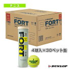 【テニス ボール ダンロップ】 FORT（フォート）『4球入×30ペット缶』テニスボール（DFCPFYL4DOZ）