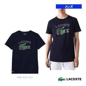 【テニス・バドミントン ウェア（メンズ/ユニ） ラコステ】 リアルクロックグラフィックウルトラドライTシャツ／メンズ（TH9299L）