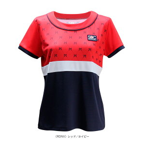 テニス・バドミントンウェア(レディース) セントクリストファー チェストリボンズゲームシャツ/レディース(STC-BCW2325)