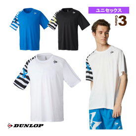 【テニス・バドミントン ウェア（メンズ/ユニ） ダンロップ】 Tシャツ／ユニセックス（DAL-8302）