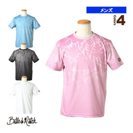 【テニス・バドミントン ウェア（メンズ/ユニ） バルデマッチ】 ボタニカルTシャツ／メンズ（BDM-C1106）