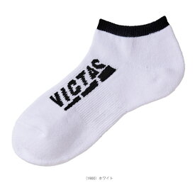 【卓球ウェア（メンズ/ユニ） ヴィクタス】 インステップサイドロゴアンクルソックス／INSTEP SIDE LOGO ANKLE SOCKS／ユニセックス（662401）