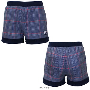 【テニスウェア(レディース) セントクリストファー】 グレンチェックゲームショートパンツ/レディース(STC-BDW6454)