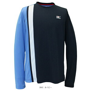 テニスウェア(メンズ/ユニ) セントクリストファー バーチカルラインロングスリーブシャツ メンズ STC-BEM1447