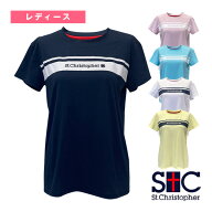 テニスウェア（レディース） セントクリストファー ロゴシャツ レディース STC-BFW2041