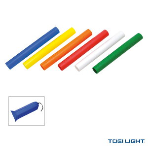 運動会用品設備・備品 TOEI(トーエイ) カラー6色プラバトン 6本1組 G-1202