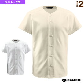 【野球ウェア（メンズ/ユニ） デサント】 フルオープンシャツ／ユニフォームシャツ（DB-1011）