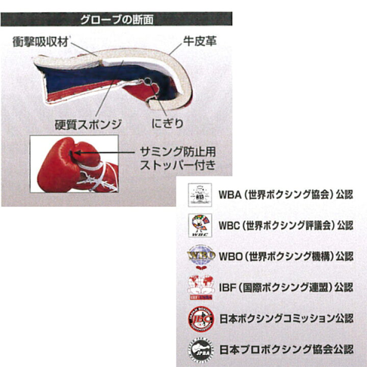【ボクシング 設備・備品 ウイニング】 プロ試合用グローブ／10オンス（MS-300） スポーツプラザ