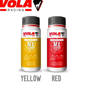 VOLA ボラ MX NO FLUOR 250ml スキー用ワックス WAX スノーボード YELLOW イエロー 黄 RED レッド 赤 液体リキッドワックス リキッドパラフィン ノーフッ素 レーシングワックス 24-25