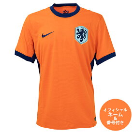 ナイキ 2024 KNVB オランダ代表 オフィシャルマーク付き ホームレプリカユニフォーム 大人用 サッカーシャツ 半袖 NIKE FJ4276-819