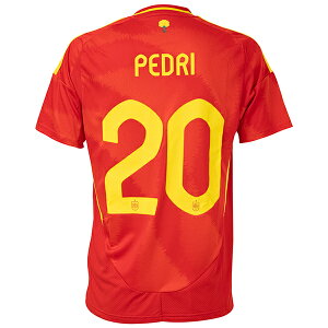 【スピード出荷】アディダス 2024 スペイン代表 #20 ペドリ ホーム レプリカユニフォーム メンズ・レディース サッカー レプリカシャツ 半袖 adidas KOW75-IP9331