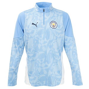 プーマ 25-26 MCFC マンチェスターシティ TR 1/4 ジップトップ メンズ・レディース サッカー トレーニングトップ puma 781999-01
