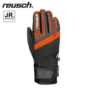 ���C�V�� �X�L�[�O���[�u DUKE R-TEX XT JUNIOR 6261212 7677 �u���b�N/�u���b�N�������W/�V���b�L���O�I�����W 2025-26 �A���y�� �q�� �W���j�A reusch