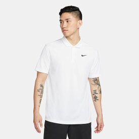 NIKE ナイキ ポロシャツ 半袖 メンズ ナイキコート Dri-FIT テニスポロ ホワイト 白 DH0858-100
