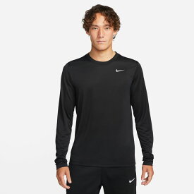 NIKE ナイキ ドライフィット 長袖 Tシャツ メンズ スポーツウェア トップス 速乾 黒 ブラック DX0994-010