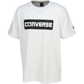 コンバース Tシャツ 半袖 メンズ 吸汗 速乾 UVカット ロゴ プリント スポーツ トップス 丸首 クルーネック CA231382-1100