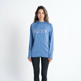 ROXY ロキシー ラッシュガード ラッシュパーカー レディース ブルー MERMAID LOGO PARKA RLY231028-BLU