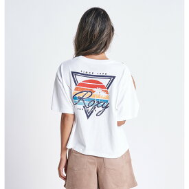 ROXY ロキシー Tシャツ 半袖 レディース バックプリント SURF CLUB RDK222036-WHT