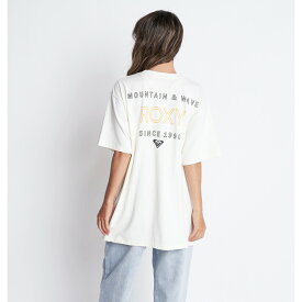 ROXY ロキシー Tシャツ レディース 半袖 バックプリント MOUNTAIN & WAVES ROXY RST221105-NAT