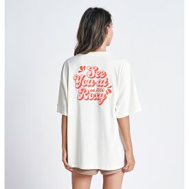 ROXY ロキシー Tシャツ レディース 半袖 バックプリント SEE YOU AT ROXY RST222042-NAT