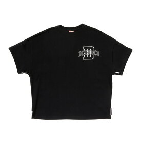 DC SHOES DCシューズ キッズ Tシャツ 半袖 プリント 22 KD BACK COLLEGE LOGO SS YST221524-BLK