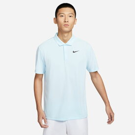 NIKE ナイキ ナイキコート Dri-FIT テニスポロ メンズ ポロシャツ 半袖 グレイシャーブルー/ブラック DH0858-476