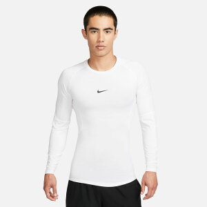 NIKE ナイキ プロ 長袖 Dri-FIT タイト ロングスリーブ フィットネストップ メンズ ホワイト FB7920-100