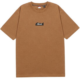 NANGA ナンガ エコハイブリッド MTロゴティー メンズ Tシャツ 半袖 キャメル N000230-CAMEL