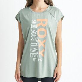 ROXY ロキシー ノースリーブ トップス レディース 水陸両用 速乾 UVカット Tシャツ JOLLY RST241533-KHA