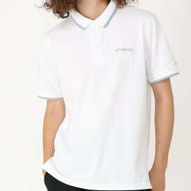 コロンビア ポロシャツ メンズ 半袖 コーブ ドーム ビュート ソリッド ピケ ポロ ホワイト AE0412-100