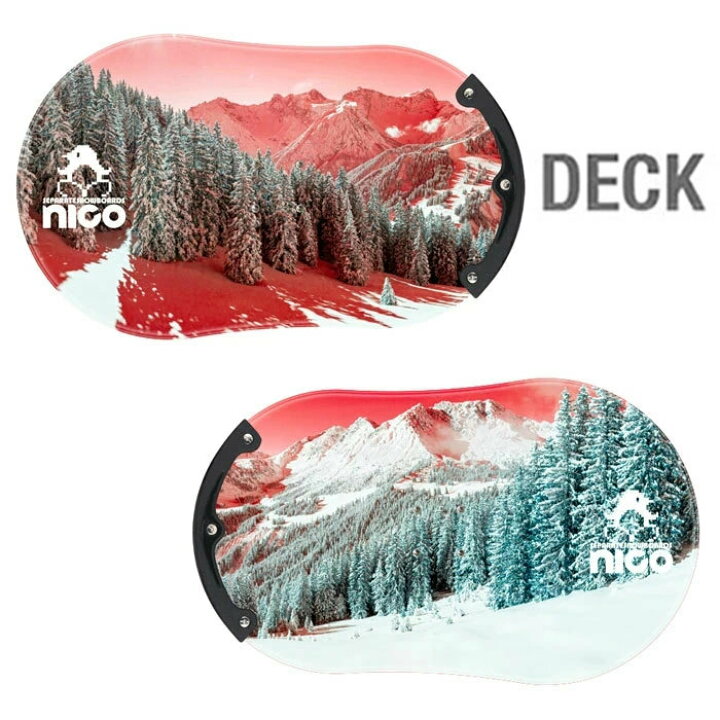 楽天市場】nico セパレートスノーボード ビンディングセット RED 