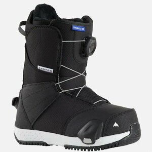25-26 Burton �o�[�g�� �X�m�[�{�[�h�u�[�c �L�b�Y �X���[���Y Step On Smalls �X�e�b�v�I�� Black 2438310A02