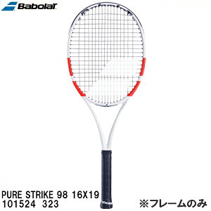 �y�S�i�|�C���g2�{&8%OFF�N�[�|���z�o�{�� Babolat �y�t���[���̂݁z �d�� �e�j�X ���P�b�g �s���A �X�g���C�N 98 16/19 PURE STRIKE 98 16/19 101524 323 ���P�[�X�͕t�����܂���