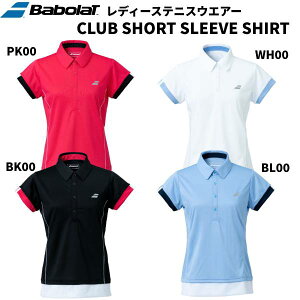 yXOɎgSi5OFFN[|zo{ Babolat ejXEFA fB[X CLUB SHORT SLEEVE SHIRT V[gX[uVc BWG1331C