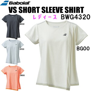 【スグに使える全品10%OFFクーポン】バボラ BabolaT レディース テニス ウエア ショートスリーブ シャツ VS SHORT SLEEVE SHIRT BWG4320