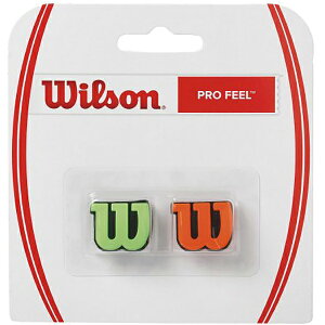 【全品ポイント5倍+5%OFFクーポン】ウイルソン Wilson テニス 振動止め PRO FEEL DAMPENER GREEN/ORANGE WRZ538700 GRN/ORG