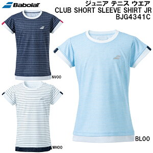 ySi|Cg5{+5OFFN[|zo{ Babolat WjA ejX EGA Nu V[g X[u Vc CLUB SHORT SLEEVE SHIRT JR BJG4341C