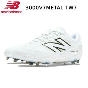 �y�S�i�|�C���g2�{+8%OFF�N�[�|���z�j���[�o�����X newbalance �����Y �싅�X�p�C�N 3000V7 METAL ����X�p�C�N WHITE �� ������ L3000TW72E