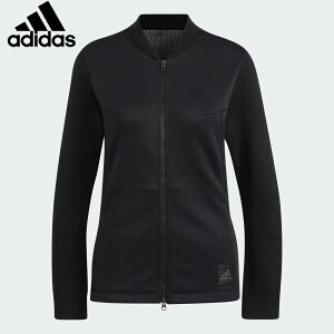 【全品ポイント5倍+5%OFFクーポン】アディダス adidas レディース ゴルフウエアー AEROKNIT ファブリックミックス 長袖 フルジップジャケット HG1679