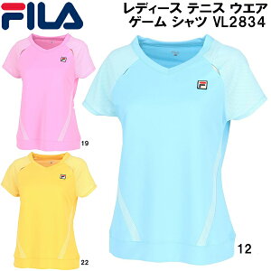 【スグに使える全品10%OFFクーポン】フィラ FILA レディース テニス ウエア ゲーム シャツ VL2834