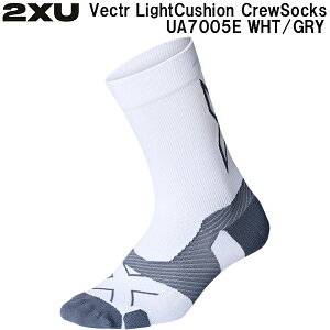 �y�S�i�|�C���g2�{+�S�i8%OFF�N�[�|���z�c�[�^�C���Y���[ 2XU �����j���O �\�b�N�X ���F�N�^�[ ���C�g�N�b�V���� �N���[�\�b�N�X Vectr Light Cushion Crew Socks UA7005E WHT/GRY