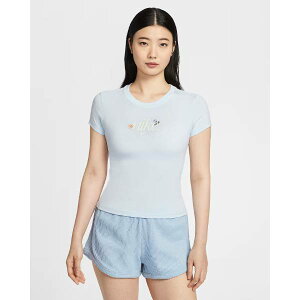 【全品ポイント2倍+最大2000円OFFクーポン】ナイキ NIKE レディース スポーツウェア チル ニット スリムフィット Tシャツ HF9723 423