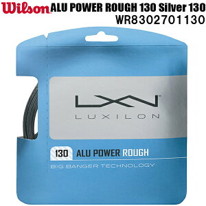 �y�S�i�|�C���g2�{+�S�i8%OFF�N�[�|���z�E�C���\�� Wilson �d�� �e�j�X �K�b�g ALU POWER ROUGH 130 Silver 130 WR8302701130