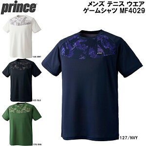 【全品ポイント2倍+最大2000円OFFクーポン】プリンス Prince メンズ テニス ウエア ゲーム シャツ MF4029