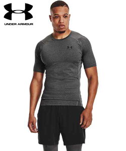 【全品ポイント2倍+最大2000円OFFクーポン】アンダーアーマー UNDER ARMOUR ヒートギアアーマー コンプレッション ショートスリーブ シャツ メンズ 1361518-090
