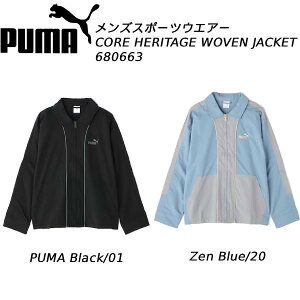 yXOɎgSi10OFFN[|zv[} PUMA YX|[cEGA[ CORE HERITAGE WOVEN JACKET 680663