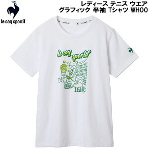ルコック スポルティフ le coq sportif レディース テニス ウエア グラフィック 半袖 Tシャツ WH00
