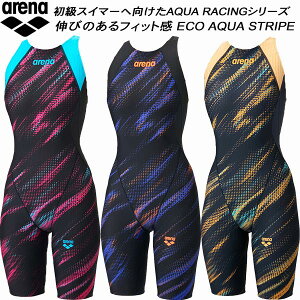 �y�S�i�|�C���g2�{&�ő�8%OFF�N�[�|���z�A���[�i arena ���f�B�[�X ���j���� WA���F �n�[�t�X�p�b�c ����X�g���b�v ECO AQUA STRIPE �A�N�A�X�g���C�v AS6SRC78L