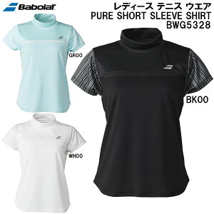 �o�{�� BabolaT ���f�B�[�X �e�j�X �E�G�A �s���A �V���[�g �X���[�u �V���c PURE SHORT SLEEVE SHIRT BWG5328