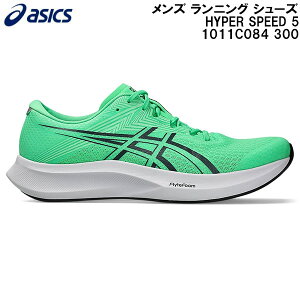 �y�S�i�|�C���g2�{+�ő�5%OFF�N�[�|���z2026SS �A�V�b�N�X asics �����Y �����j���O �V���[�Y �n�C�p�[�X�s�[�h 5 HYPER SPEED 5 1011C084 300